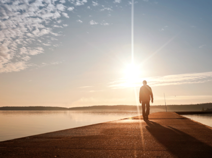 Caminhando Para A Luz • Stepping Into The Sunlight